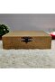 Wooden Square 9 Compartment Jewelry Watch Accessory Box Hobby Raw Paintable Mdf Storage Box - 5