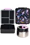 Kids Bento Lunch Box with Thermos Jar – Leakproof Stainless Steel 4 Compartment Lunch - 6
