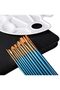 12 Pcs Paint Brush Set for Watercolor Acrylic Painting, Oil Painting, Nail Art, Body Painting with P - 6