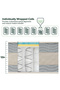 Cooling Comfort Support Hybrid Queen Size Mattress in A Box 10Years Warranty (203.2Lx152.4Wx30.5H)CM - 3