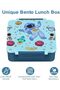 SA Bento Lunch Box for Kids school with 9.7oz Soup thermos, Leak-proof Lunch Containers with 5 Compa - 4