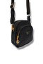 340-25 Print Leather 3 Compartment Women's Bag with Shoulder Strap - 2