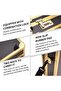 Black & Gold Large Aluminum Barber Tool Box Case - 5