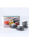 8-Piece Kiln Variable Glaze Process Round Linear Ceramic 200 ml Coffee Cup And Sauce - 3