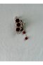 Flower Motif Stone Hair Clip Single - 5