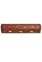 Beautiful Handmade Wooden Brown Incense Stick Holder Burner Storage Coffin Box - 4