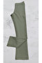 Full Lycra Ribbed Girl's Leggings with Elastic Waist - 2
