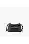 Solid Crossbody Bag with Adjustable Strap and Drawstring Closure - 3