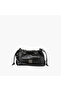 Solid Crossbody Bag with Adjustable Strap and Drawstring Closure