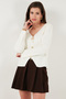 Premium Regular Fit V-Neck Buttoned Knitwear Cardigan Cardigan 680Hi00121 - 7