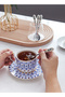 European Stainless Steel Coffee Spoon Tea Spoon With Ceramic Handle - 5