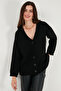 Regular Fit V-Neck Buttoned Knitwear Cardigan Cardigan 4616229 - 2