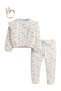 Baby Girls 3-Piece Printed Sweatshirt, Joggers & Headband Set - 2