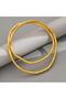 Stylish Retro Gold-Tone Stainless Steel Stylish Long Necklace or Bracelet for Women - 3