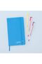 Blue Journal, Durable Hardcover Notebook with Elastic Closure, 80 Lined Sheet, 5.2" x 8.5" - 4