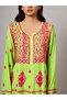 Hand Embroidered Lucknowi Chikankari Rayon Jalabiya-AL3935 - 6