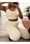Women's Plush Singlet and Tracksuit Set