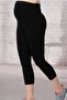 Adjustable Waist Capri Lycra Combed Maternity Leggings