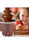 Electric Chocolate Fountain Machine Hold 10oz Chocolate Fondue Fountain Stainless Steel Melting Mach - 4