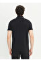 Black Men's Polo Neck Slim Fit Polo T-Shirt Ace091252012_Syh - 5
