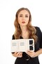 Women's Cream Faux Leather Card Holder and Wallet - 5