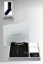 Men's Black Combed Cotton Pajama Set Boxed Groom Dowry Set + 1 Pair of Socks Gift