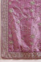 Lavender Silk Blend Machine Woven Straight Suit Set with Dupatta - 6