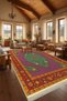 Mosso Khaki Colored Traditional Themed Pattern Woven Base Modern Decorative Carpet Mosso255Khaki - 5