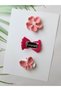 Baby Buckle Handmade Mixed 3-Piece Clip Hairless Baby Buckle Handmade Baby Gift - 5