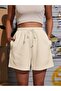Women's Short Shorts Pocket Combed Cotton Shorts