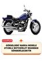 Suzuki Marauder 800 Lock Compatible Motorcycle Tarpaulin (Grey Color) with Connection Buckle and Elastic - 2
