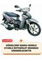 Kymco Straight 150 Lock and Rear Bag Compatible Motorcycle Tarpaulin (Gray Color) with Connection Buckle - 2