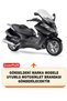 Aprilia Atlantic 500 Sprint Rear Bag and Security Lock Compatible Motorcycle Tarpaulin (Black Color) - 2
