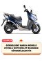 Kymco Xtown 125I Rear Bag and Security Lock Compatible Motorcycle Tarpaulin (Black Color) - 2