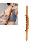 Wooden Gua Sha Massage Tools - Wood Roller Stick Massager, Muscle Release and Soft T - 2