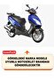Ramzey Star 150 L Rear Bag and Security Lock Compatible Motorcycle Tarpaulin (Black Color) - 2