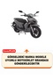 Mondial 125 Prostreet Rear Bag and Security Lock Compatible Motorcycle Canvas (Black Color) - 2