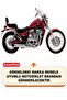 Suzuki Vs 800 Intruder Lock Compatible Motorcycle Tarpaulin (Grey Color) with Connection Buckle and Elastic - 2
