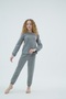 8911 Girl's Embroidered Fleece Pajama Set