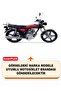 Kuba Cg 50 Rear Bag and Security Lock Compatible Motorcycle Tarpaulin (Black Color) - 2