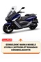 Sym Maxi 400I Abs Rear Bag and Security Lock Compatible Motorcycle Tarpaulin (Black Color) - 2