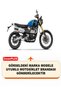 Triumph Scrambler 1200 Xe Lock and Rear Bag Compatible Motorcycle Tarpaulin (Grey Color) with Connection Buckle - 2