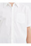 Boys Off White Short Sleeves Shirt with Pocket - 4
