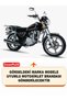 Ramzey Qm 125 t Lock Compatible Motorcycle Tarpaulin (Grey Color) with Connection Buckle and Elastic Band - 2