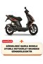 Piaggio Nrg Power 50 Lock Compatible Motorcycle Tarpaulin (Grey Color) with Connection Buckle and Elastic - 2