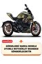 Ducati Diavel V4 Rear Case and Security Lock Compatible Motorcycle Tarpaulin (Black Color) - 2