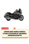 Bmw K 1600 Bagger Lock Compatible Motorcycle Tarpaulin (Grey Color) with Connection Buckle and Elastic Band - 2