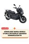 Kanuni Seha 150 Lock and Rear Bag Compatible Motorcycle Tarpaulin (Gray Color) with Connection Buckle - 2