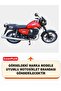 Mz Etz 301 Rear Bag and Security Lock Compatible Motorcycle Tarpaulin (Black Color) - 2