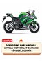 Motorcycle Tarpaulin Compatible with Kawasaki Z 1000 Sx Rear Case and Security Lock (Black Color) - 2